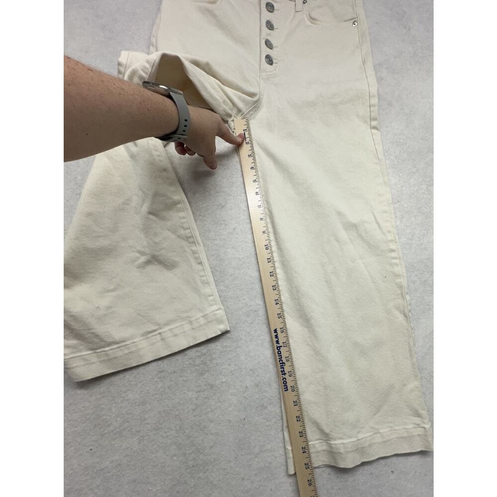 Sam Edelman Jeans Womens Size 8 Codie High Rise Wide Leg Ankle 8/29 - Picture 8 of 11
